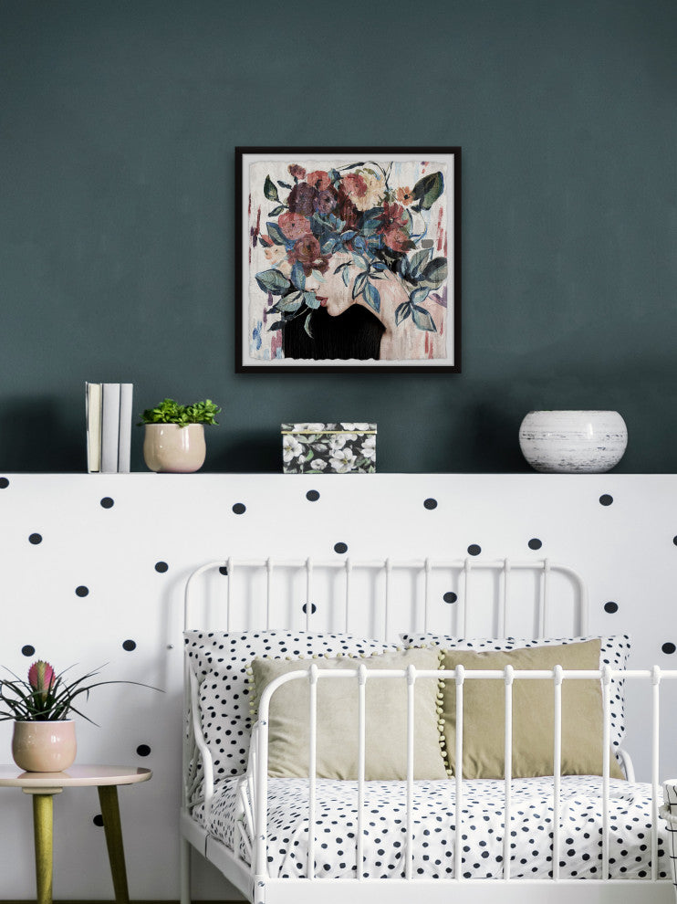 "Obsessed Thoughts" Framed Painting Print, 24x24