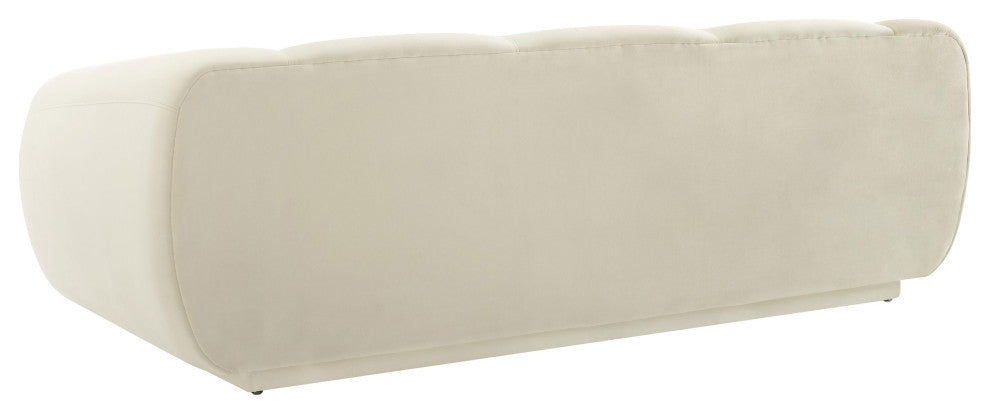Emmet Cream Velvet Sofa