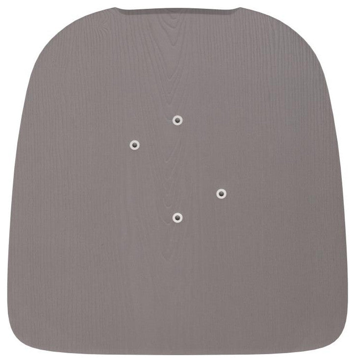 Perry Poly Resin Wood Square Seat w/Rounded Edges for Metal Barstools-Set of 4,