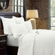 Linen Cotton Diamond Quilt Set, Full/Queen, Vintage White, 3 Piece
