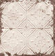 Tin Ceiling Tile Wallpaper, Beige, Sample