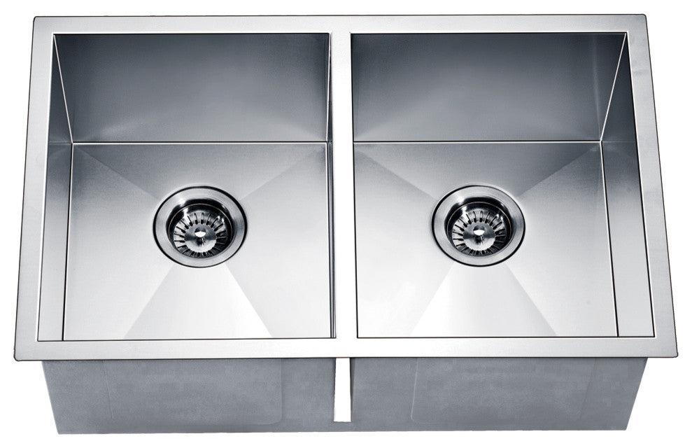 Dawn Undermount Equal Double Square Sink