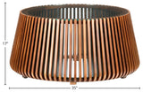 Bungalow Acacia Coffee Table, Honey Brown