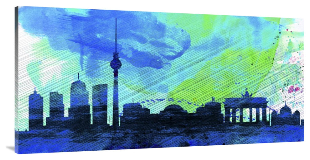 "Berlin City Skyline" Fine Art Print