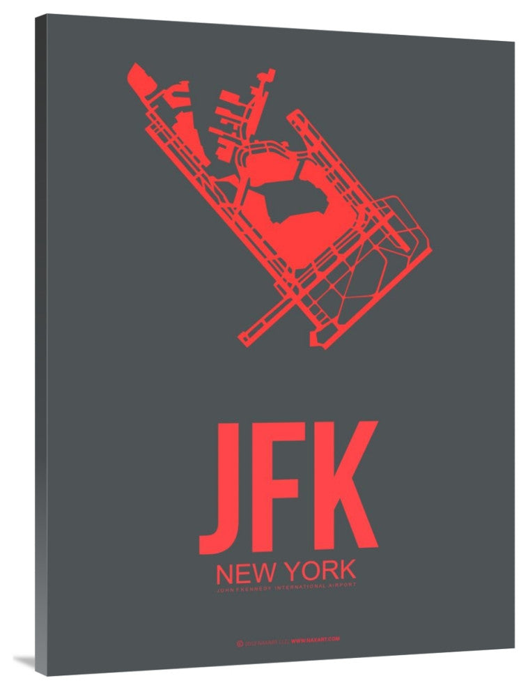 "JFK New York Poster 2" Fine Art Print