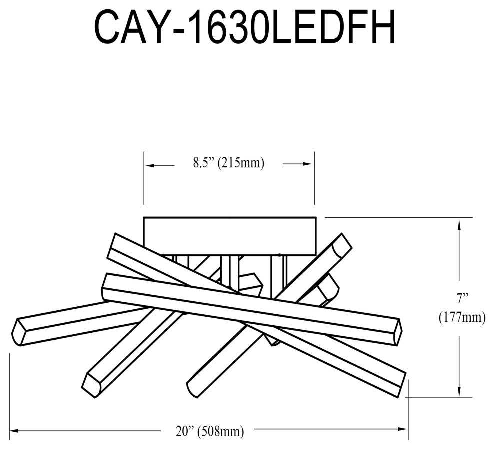 Carly Flush Mount, 43W, Aged Brass, White Silicone Diffuser