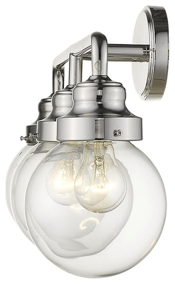 Portsmith 3-Light Polished Nickel Vanity