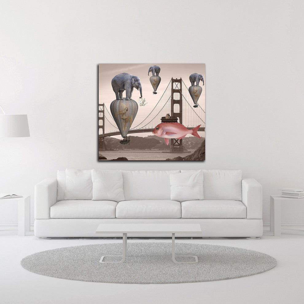 Tea Time by Daniela Nocito, Print on Canvas, 44"x40"