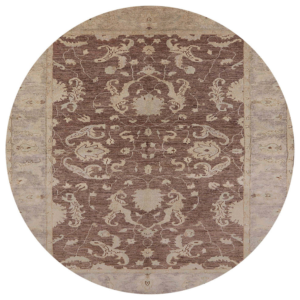 Ahgly Company Indoor Round Mid-Century Modern Area Rugs, 3' Round