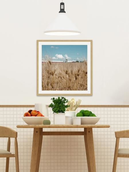 "Waves of Grain" Framed Painting Print, 24"x24"