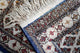 Vintage Turkish Sivas Silk Mat 0.9'x2.1', 30cmx66cm, 1950s 1C1011