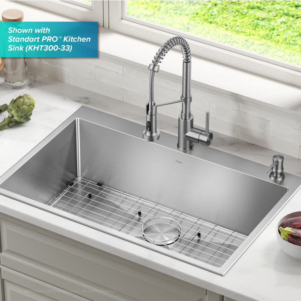 Soap Dispenser, All-Brite Spot Free Stainless Steel