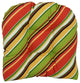 19" U-Shaped Dining Chair Cushions, Set of 4, Browning Garden