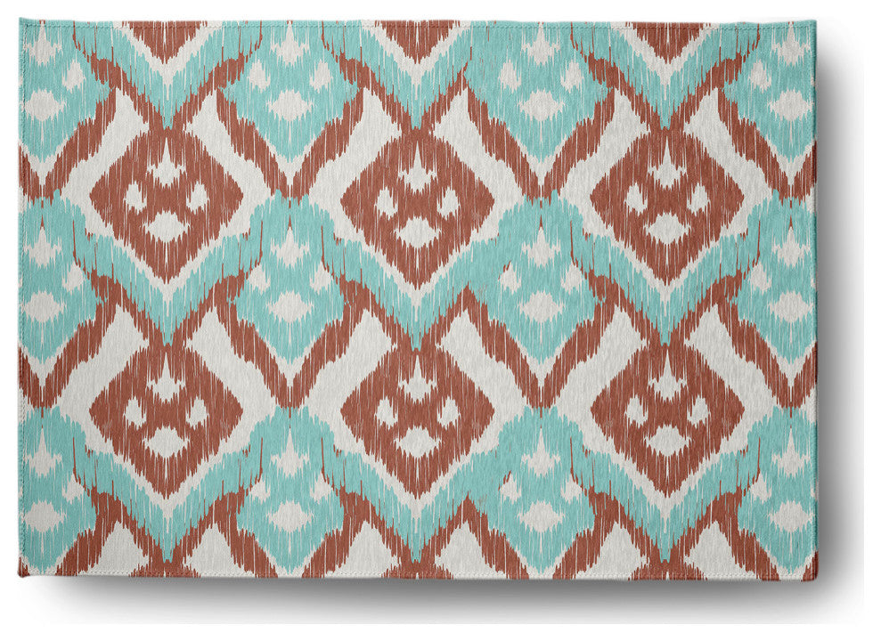 Hipster Spring Chenille Rug, Light Blue, 5'x7'