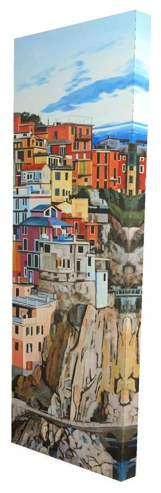 Amalfy Coast Taly Print on Wrapped Canvas