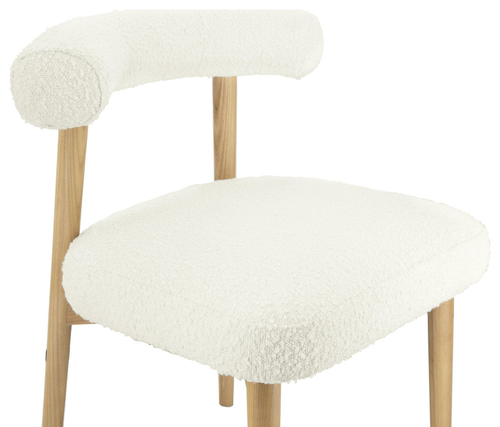 Spara Boucle Side Chair, Cream