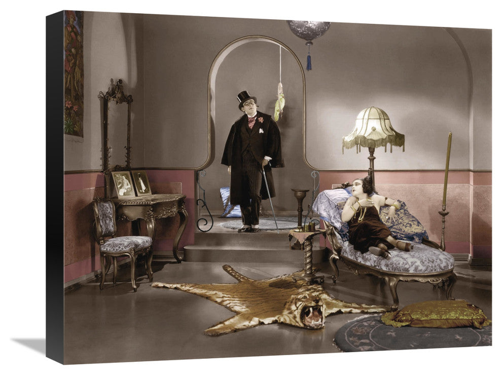 "Harold Lloyd" Stretched Canvas Giclee by Hollywood Photo Archive, 22x17"
