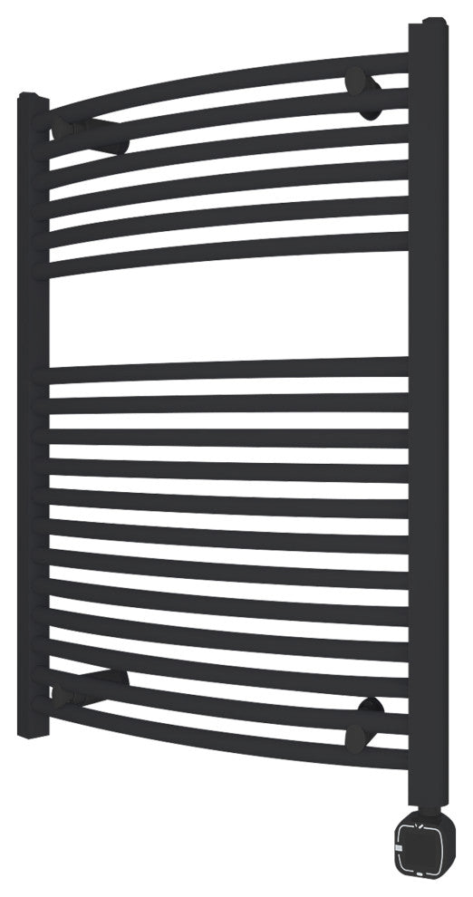 HEATGENE Smart Towel Warmer With Timer and Temperature Control, Matt Black