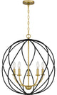 Quoizel BYN2824AB 5-Light Pendant, Bryn