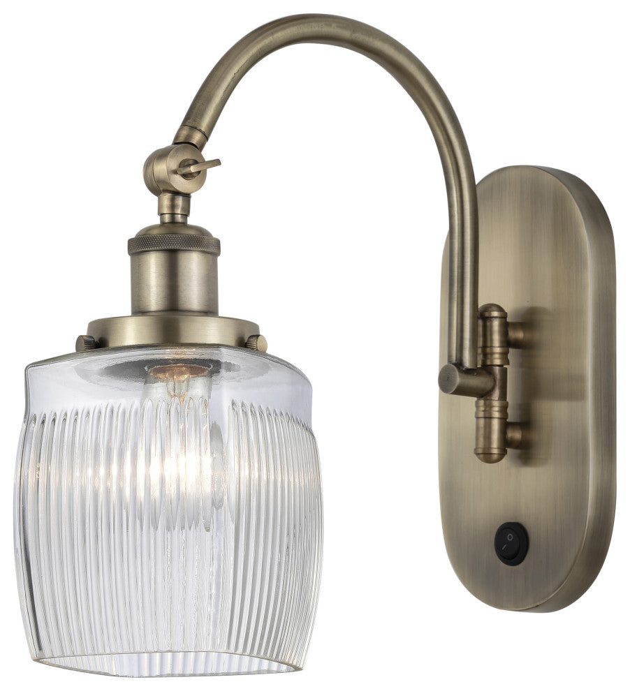 Innovations 918-1W-AB-G302-LED 1-Light Sconce, Antique Brass