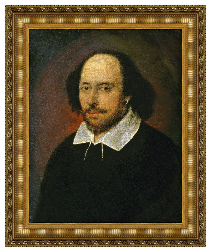 "William Shakespeare" Stretched Canvas Replica, 31"x37"