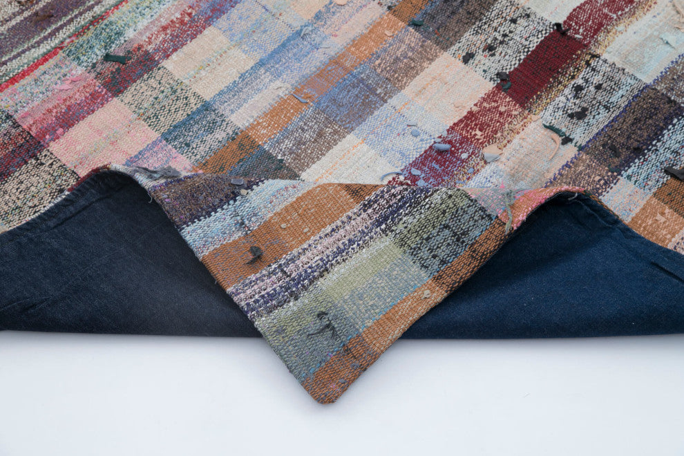 Rug N Carpet - Handmade Turkish 5' 11'' x 8' 11'' Vintage Patchwork Kilim Rug