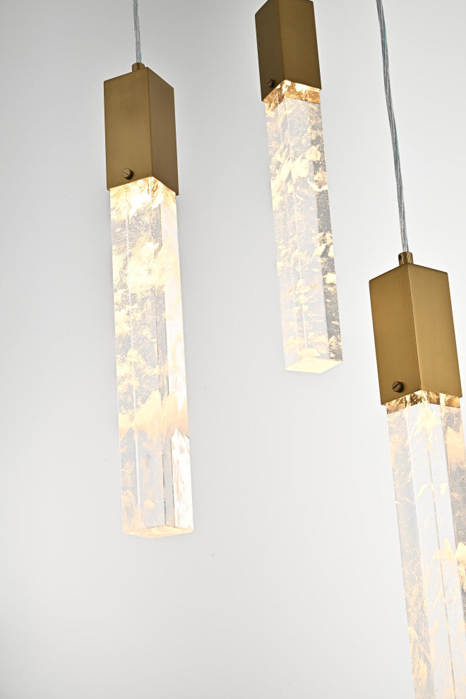 Home Living 36" Pendant, Satin Gold