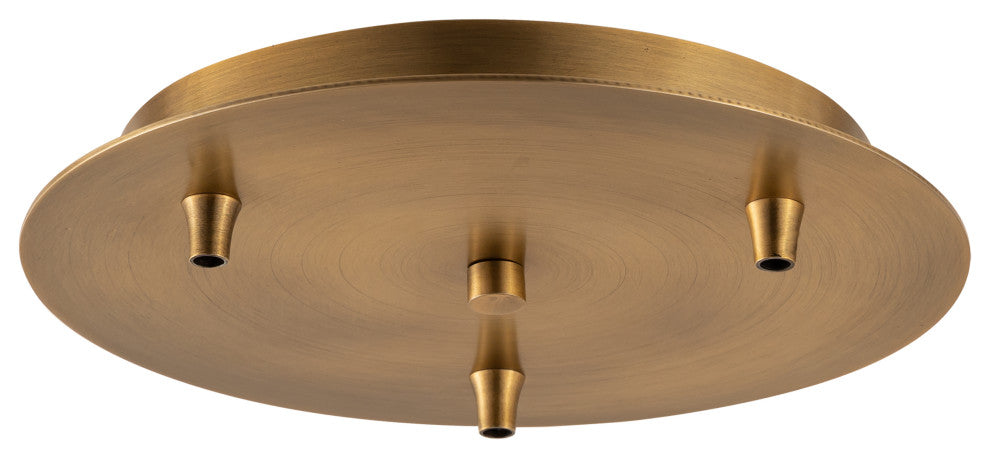 INNOVATIONS 113-BB 3-Light Multi Port Canopy Brushed Brass