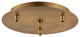 INNOVATIONS 113-BB 3-Light Multi Port Canopy Brushed Brass