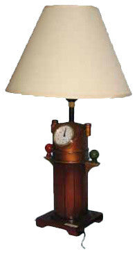 Binnacle Lamp With Clock