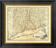 "Connecticut, 1795" Framed Canvas Giclee by Mathew Carey, 20x18"