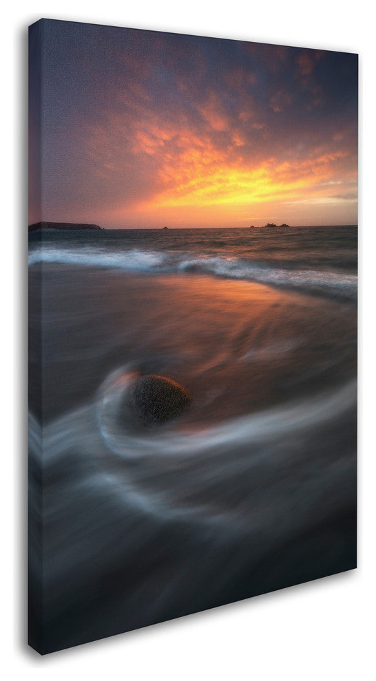 Mathieu Rivrin 'Caress Of The Ocean' Canvas Art, 19x12