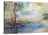 Private Lagoon Wrapped Canvas Art Print, 30"x20"x1.5"