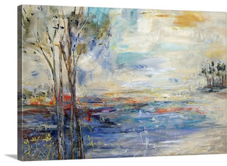 Private Lagoon Wrapped Canvas Art Print, 30"x20"x1.5"