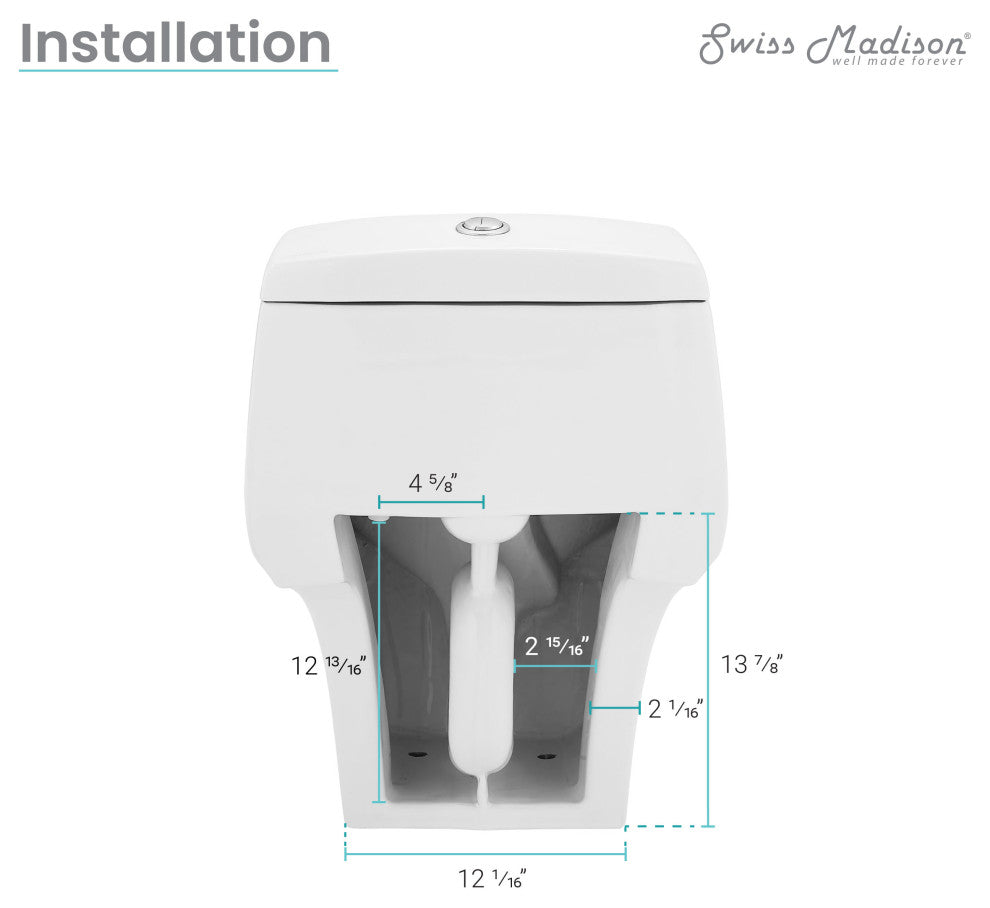 Manoir One-Piece Elongated Toilet Dual-Flush 1.1/1.6gpf
