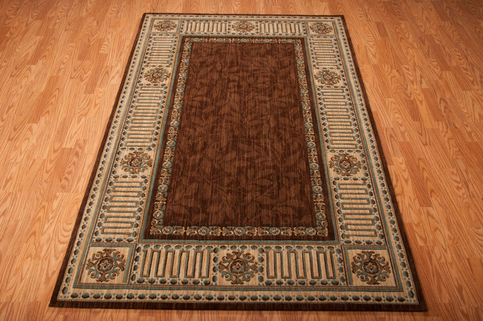NOURISON VALLENCIERRE BROWN AREA RUG