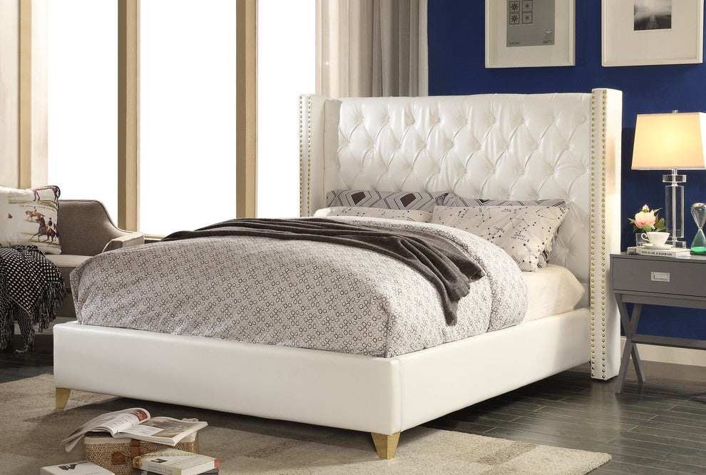 Soho Faux Leather Bed, Twin