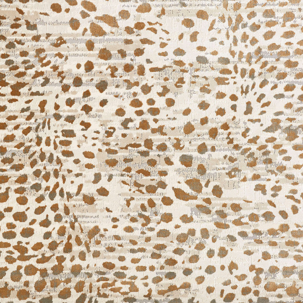 Weave & Wander Vanhorn Animal Print, Brown/Ivory/Tan, 12'x15'