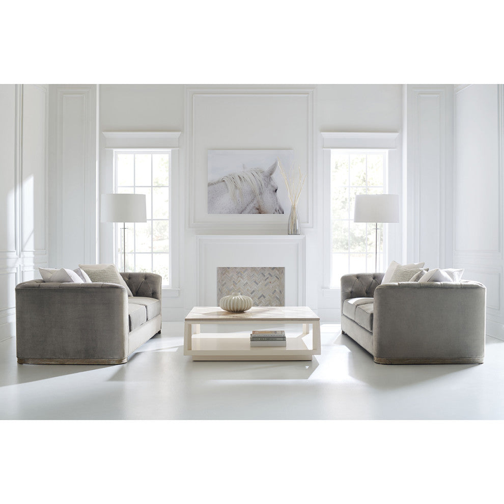Modern Parquetry Square Coffee Table