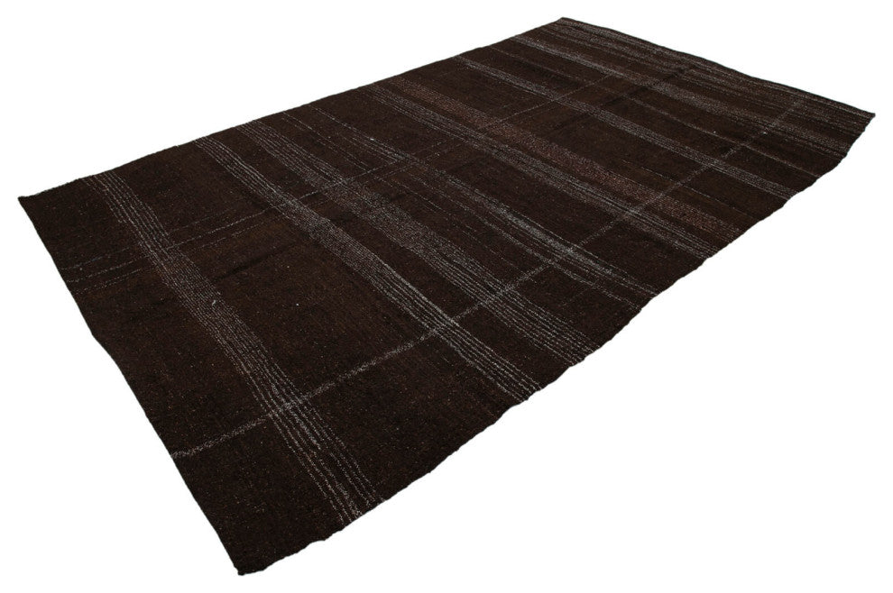 Rug N Carpet - Handmade Anatolian 5' 8'' x 10' 3'' Vintage Goat Hair Kilim Rug