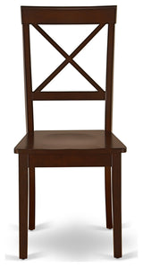 3Pc Rectangle 48/60" Kitchen Table, 12, Leaf And Pair Of Wood Seat Chairs