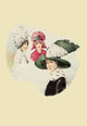 Three Lovely Ladies - Gallery Wrapped Canvas Art 28" x 42"