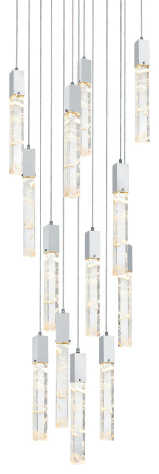 Home Living 30" Chandelier, Chrome