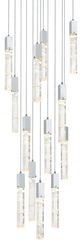 Home Living 30" Chandelier, Chrome