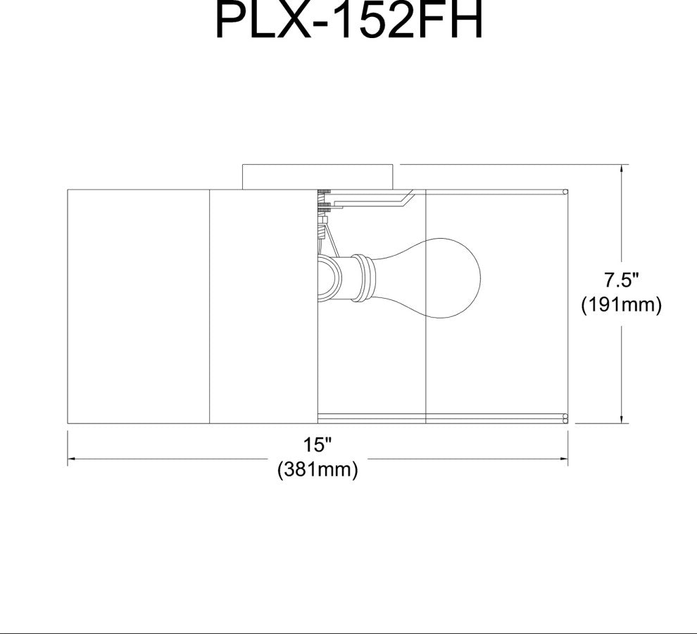 Black Contemporary Flush Mount With Matte Black Metal