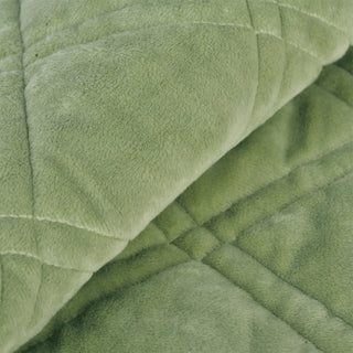 Supersoft Microplush Quilted 4-Piece Bed Spread Set, Sage, Queen