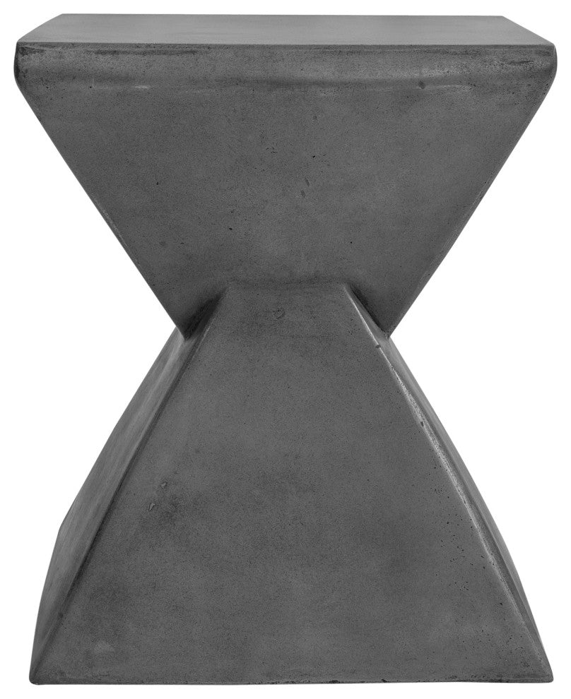 Contemporary Xero Concrete Stool Lava Grey - Grey