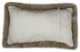 Taupe Natural Sheepskin Lumbar Pillow