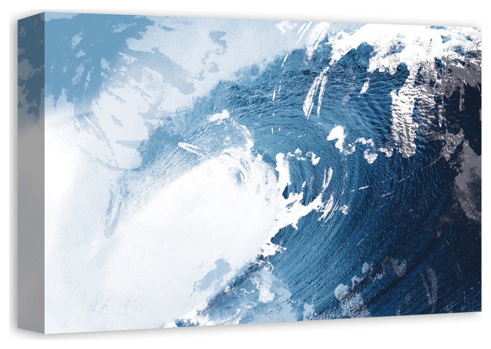 Painty Wave 12x18 Canvas Wall Art
