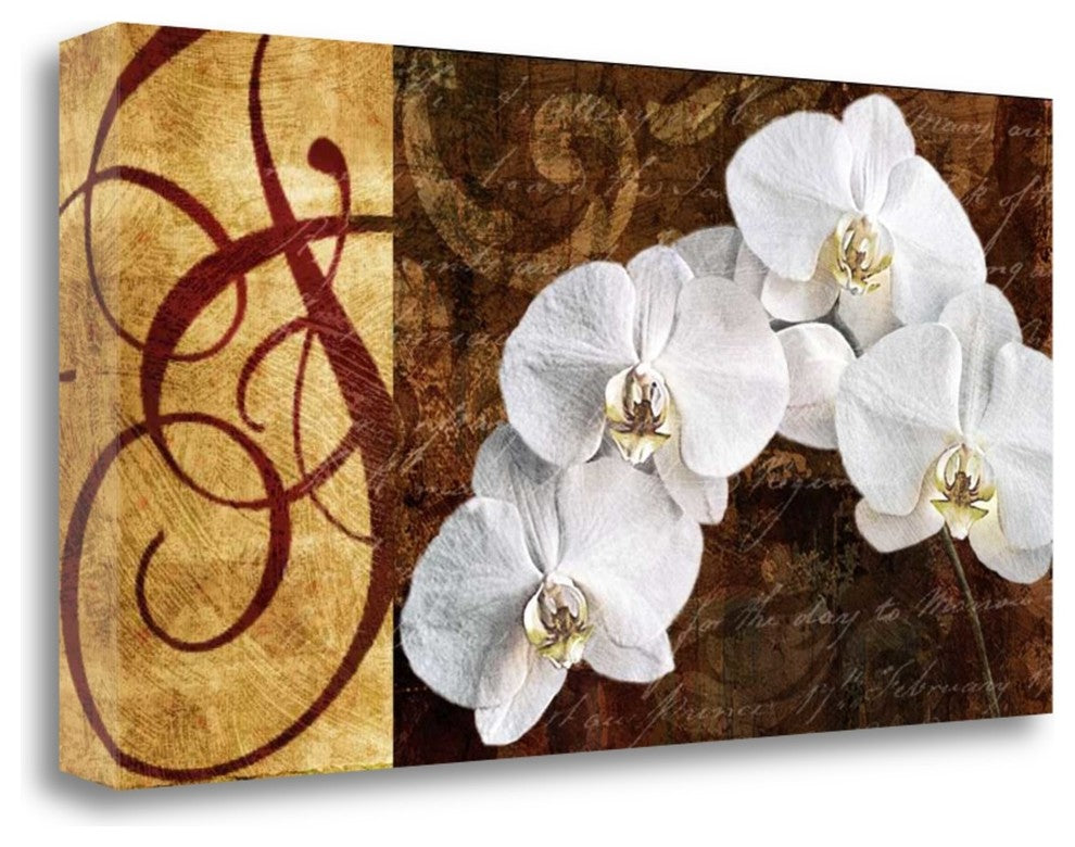 "Moonlit Orchids" By Keith Mallett, Giclee Print on Gallery Wrap Canvas